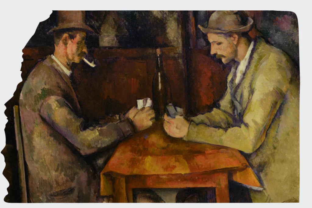 Los jugadores de cartas, Paul Cézanne