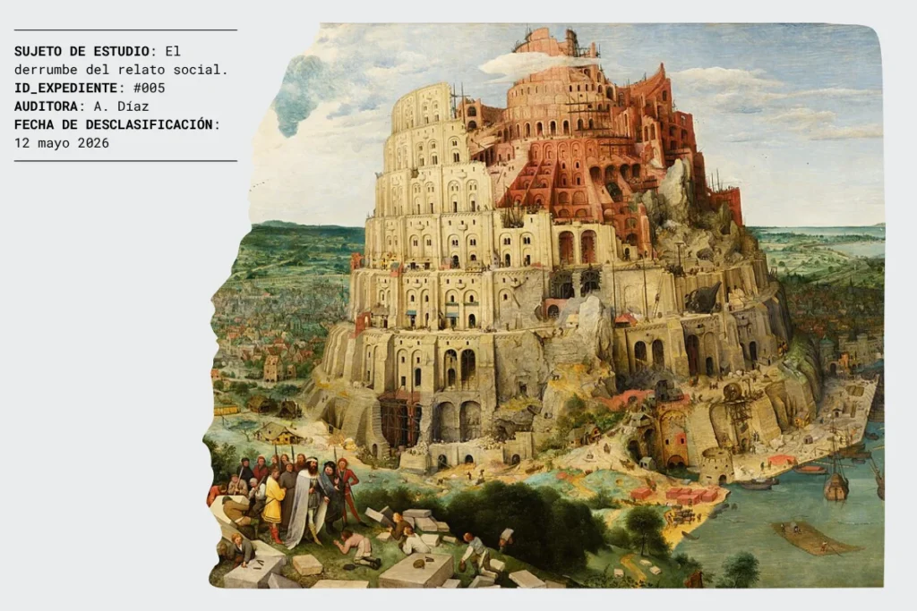 El derrumbe del relato social. La Torre de Babel