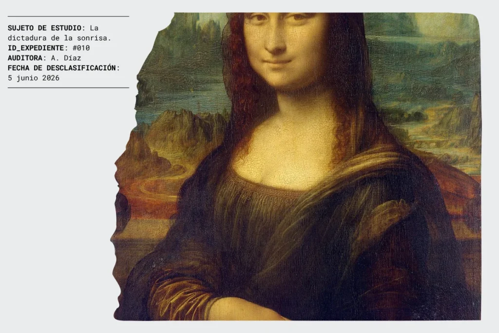 Cuestionando la dictadura de la sonrisa fingida. La Mona Lisa. 